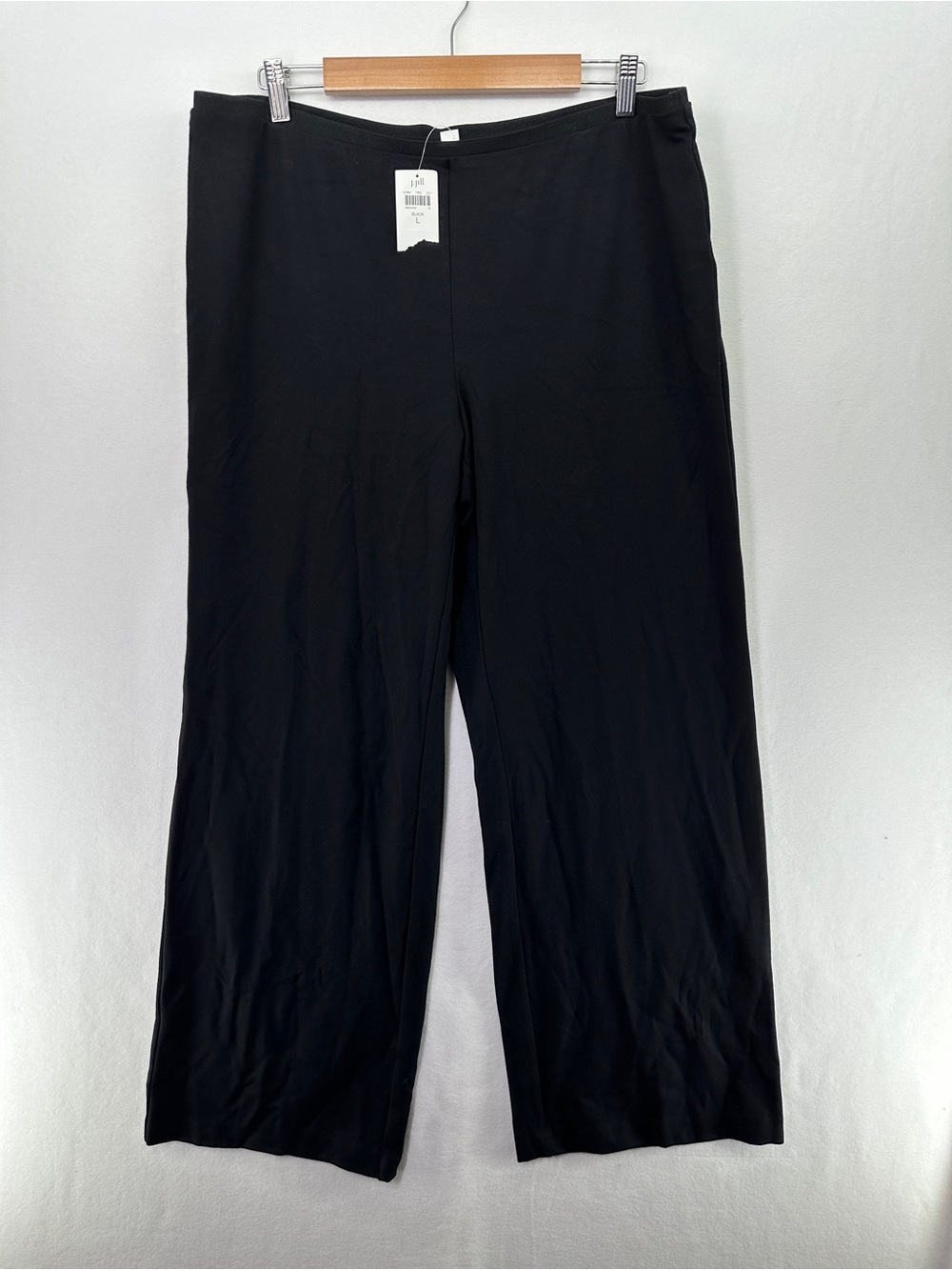 J.Jill Ponte Knit Full Wide Leg Pants Sz Large